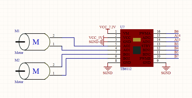 tb6612fng电机驱动模块的简单使用