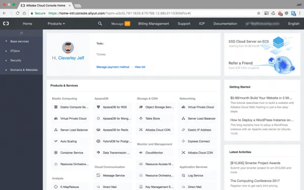 1_Alibaba_Cloud_Console_Management_Panel