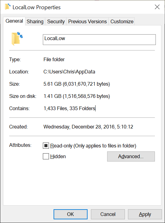 AppData文件夹