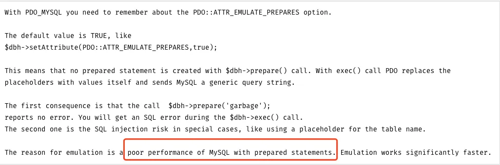 pdo_prepare_bad_perfomance