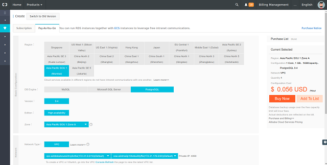 metabase database support