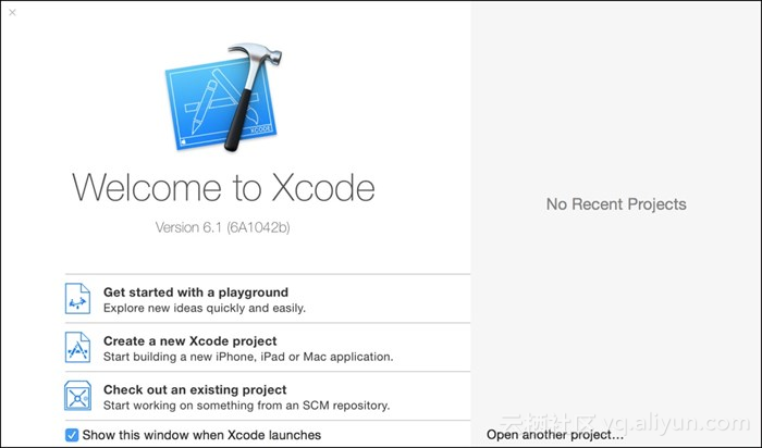 iOS 8应用开发入门经典（第6版）》——第2章，第2.1节使用Xcode-阿里云
