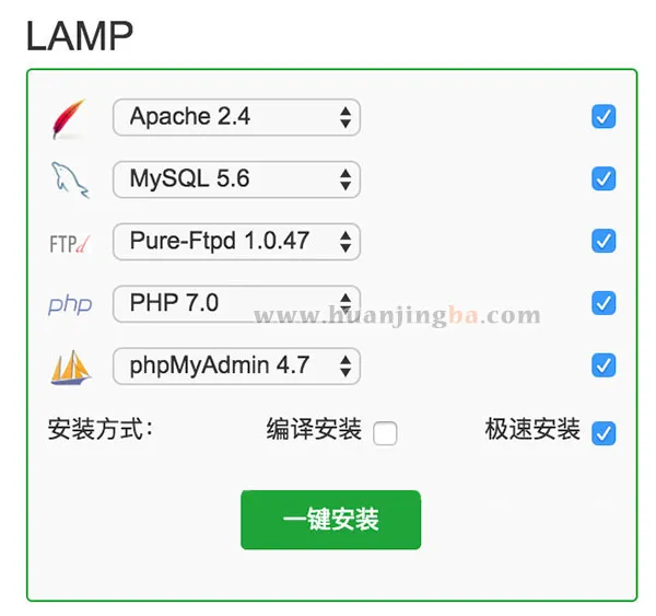 BT宝塔面板的LAMP环境