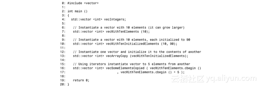 21天学通c 第7版 17 2 典型的vector操作 阿里云开发者社区