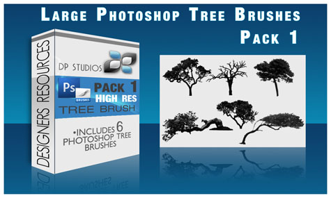 Tree Brushes Pack 1