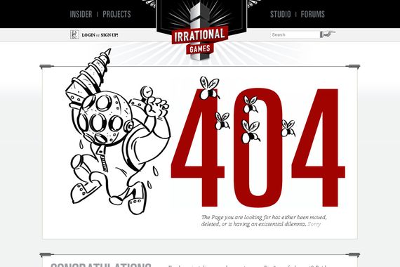创意404错误页面设计作品