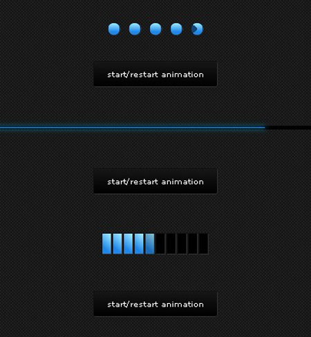 css3 jquery loading animations and progress bars