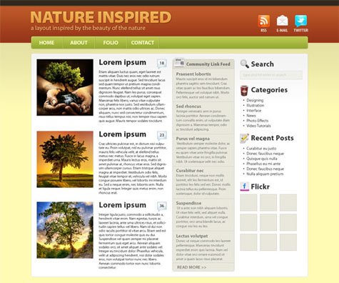 Create a Nature-Inspired WordPress Layout
