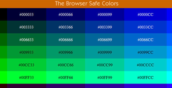 The Browser-Safe Colors