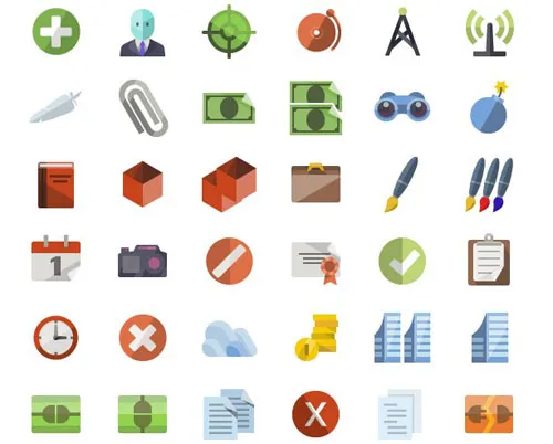 free flat icons