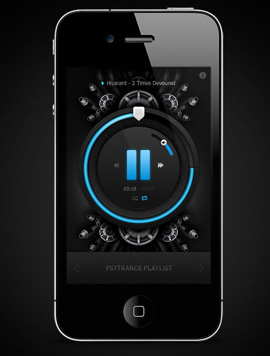 iphone app user interface