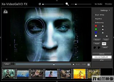 Xe-VideoGalV3 FX - Javascript网页视频播放器