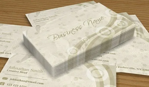 Unique Paper Business Card