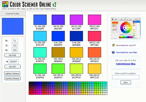 color schemer Online V2