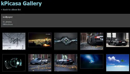 kPicasa Gallery Free Slideshow Plugins For Wordpress   Best of