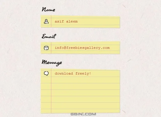 Contact Form Template