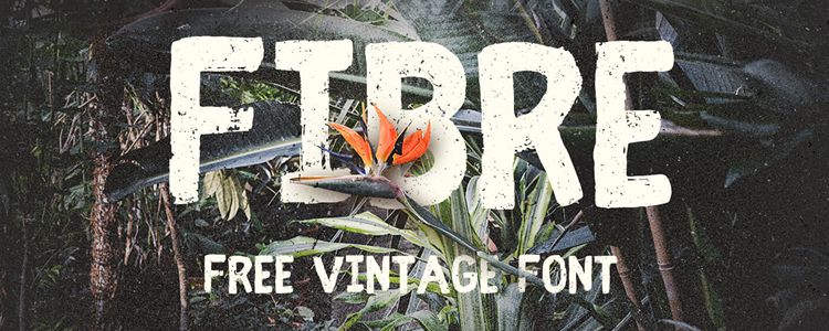 Fibre Free Vintage Font