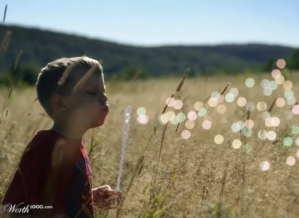 Heart-touching bokeh photography