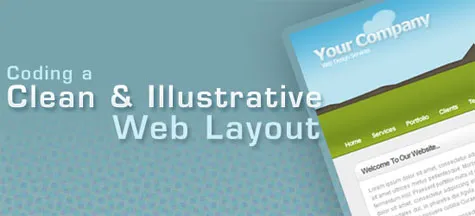 Coding a Clean and Illustrative Web Design from Scratch