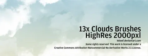 High Res Cloud Brushes