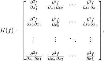 Hession矩阵与牛顿迭代法