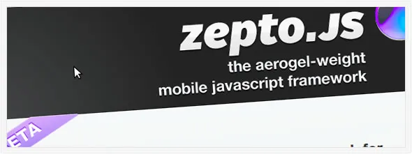 zepto Javascript framework