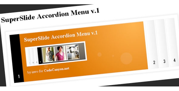 superslide accordion menu