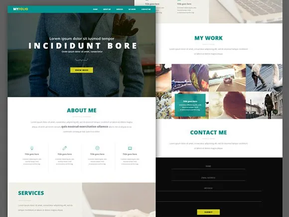 20 Free High Quality Website Template PSDs to Download