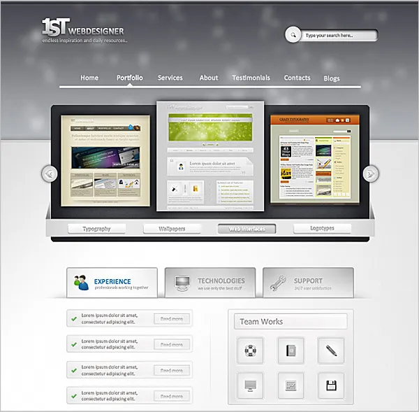 High-Quality Free PSD Website Templates to Download