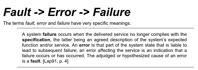 fault-error-failure