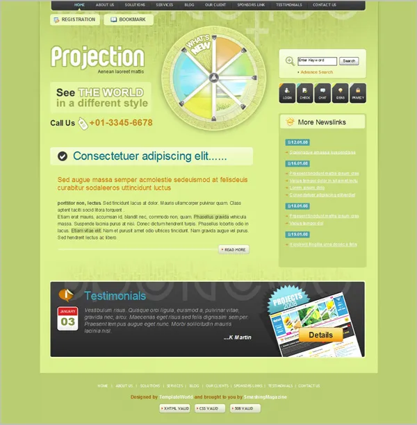 High-Quality Free PSD Website Templates to Download