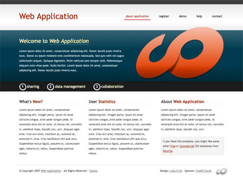 web application 60 High Quality Free Web Templates and Layouts
