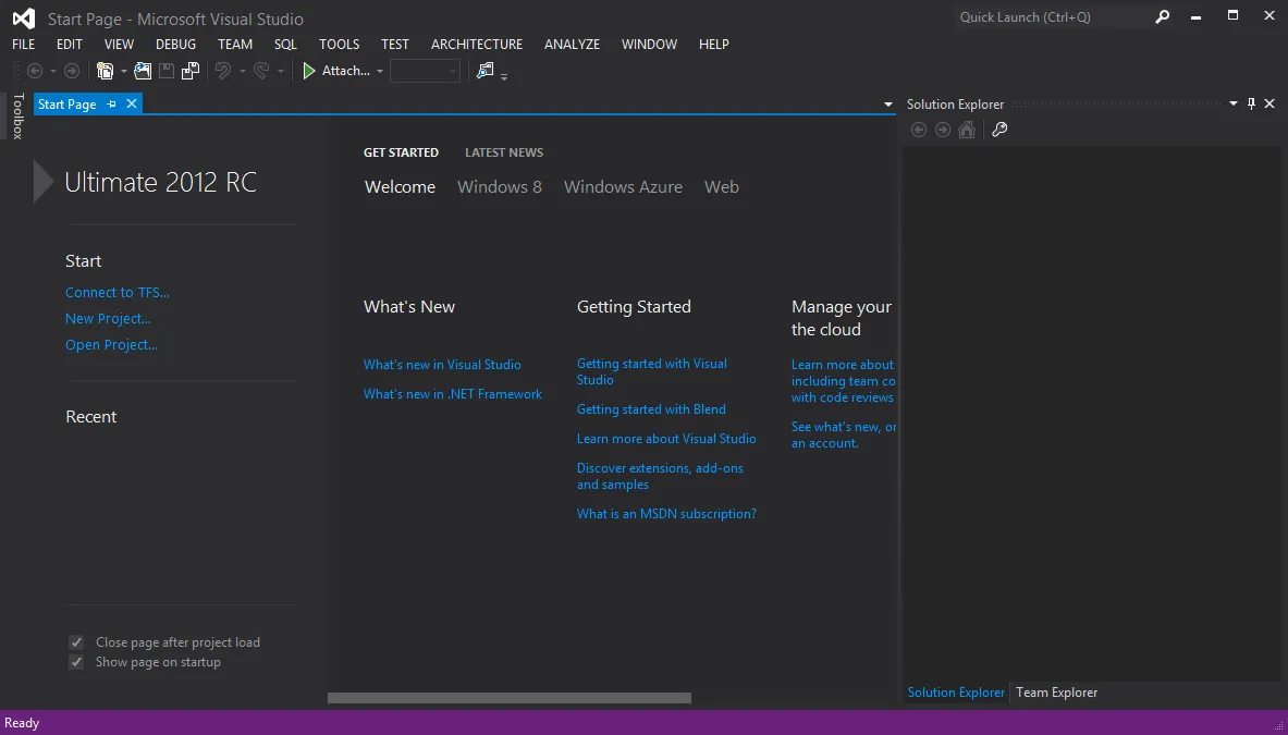 visual studio 2012