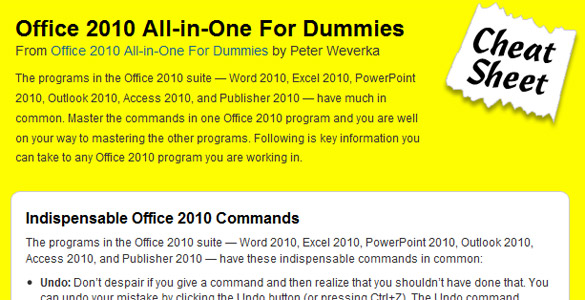Office 2010  all in one for dummies