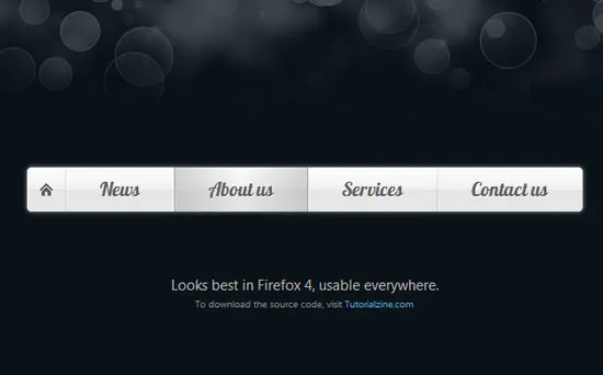 Making a CSS3 Animated Menu