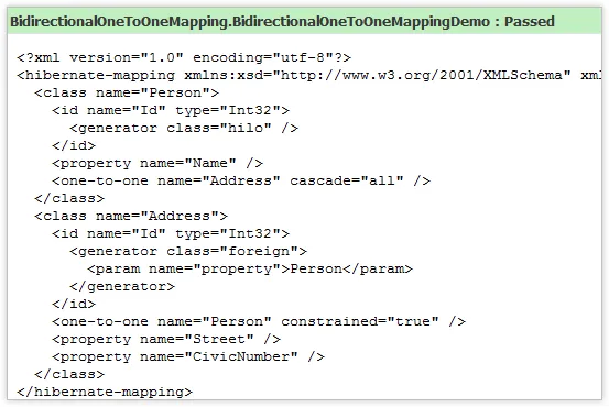 BidirectionalOneToOneMapping