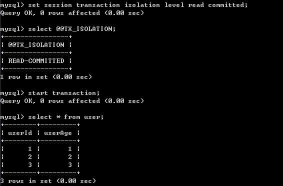 mysql事务隔离级别详解和实战