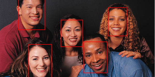 Facebook like jQuery face recognition