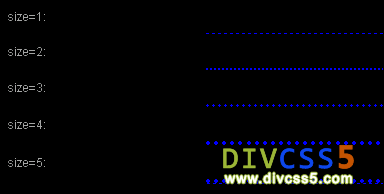 DIV+CSS水平分割虚线样式图