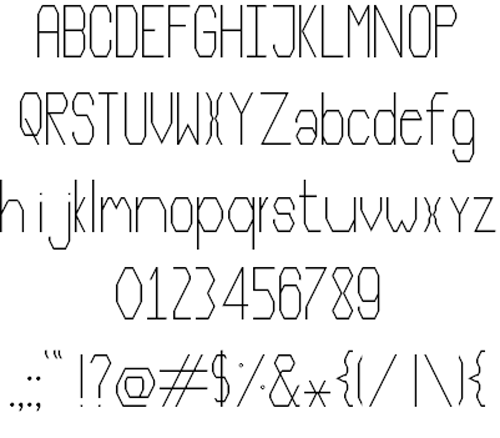 free thin fonts