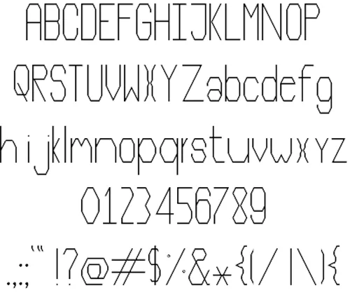 free thin fonts