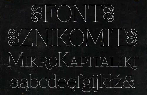 free thin fonts