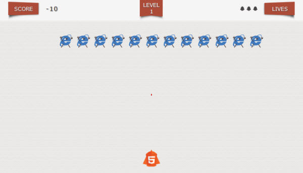 front invaders 40 Addictive Web Games Powered by HTML5