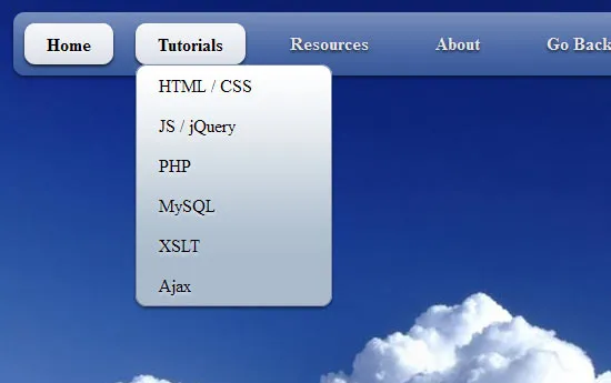 Creating a cool CSS3 Dropdown Menu