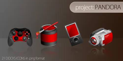 project__PANDORA_dock_icons_by_mikebeecham