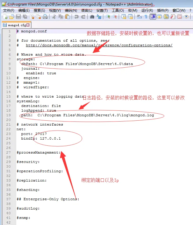 MongoDB配置