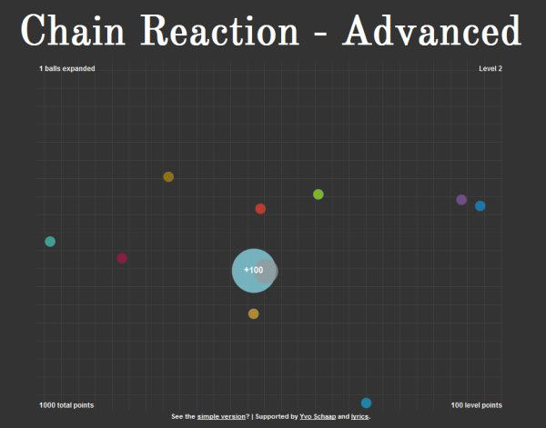 chain reaction 40 Addictive Web Games Powered by HTML5