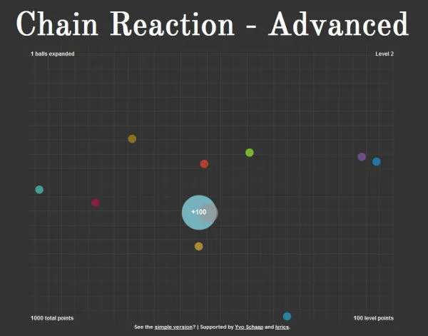 chain reaction 40 Addictive Web Games Powered by HTML5