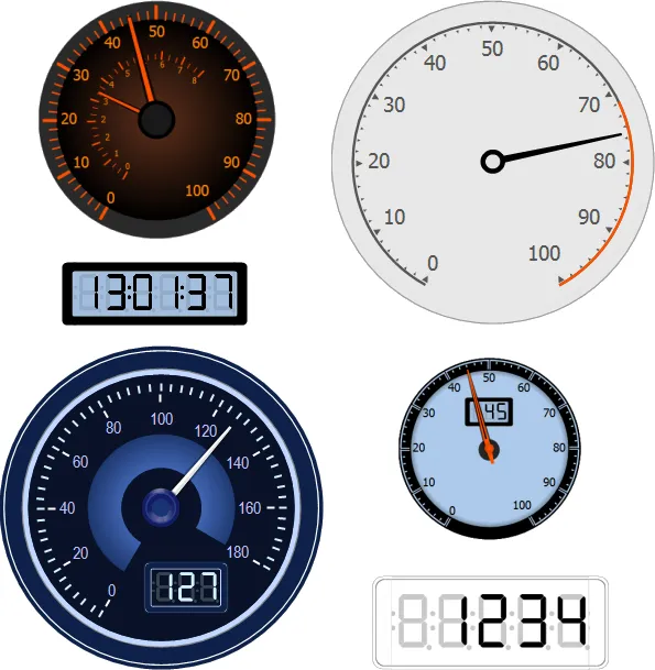 DevExpress VCL Gauge Control