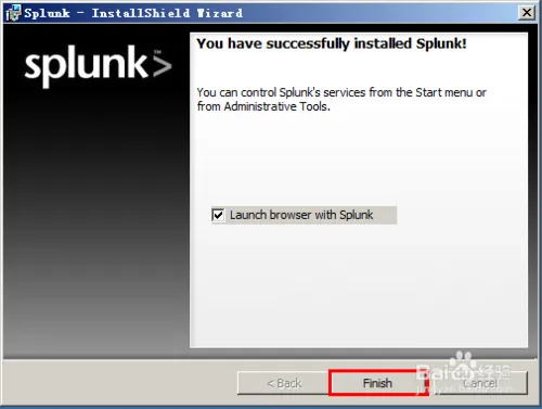 Windows上安装splunk